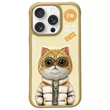 Nimmy aizsargmaciņš Apple iPhone 16 Pro Max 6.9 inch Khaki Cool&Cute 2.0 Cat