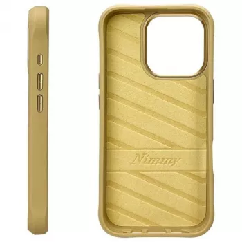 Nimmy Big Eyed Pet 2.0 Cat Maciņš Apple iPhone 16 Pro Max 6.9 inch - Khaki