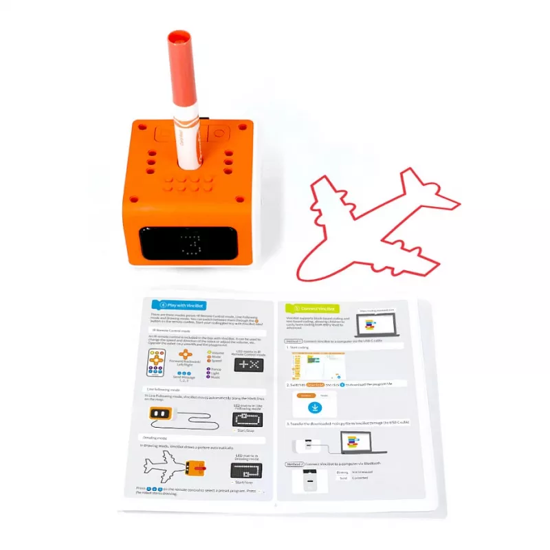 MATATALAB MatataStudio VinciBot Izglītojošs Programmēšanas Robots Vecumam no 8+ Gadiem