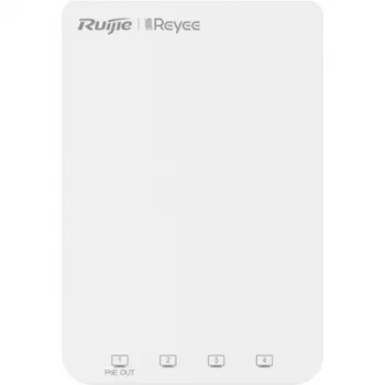 Ruijie Reyee RG-RAP1200(P) Dual-Band Wi-Fi 5 Piekļuves punkts, 5x Gigabit Ethernet, PoE In/Out, AC1200, Iekštelpām, Sienas/Griestu stiprinājums, Mākoņa pārvaldība