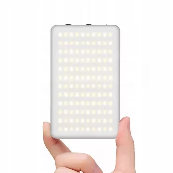Ulanzi VL120 3200K-6500K Bi-Color LED Video Light ar LCD ekrānu