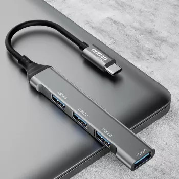 Dudao A16T USB-A Hub 4-Port USB 2.0 Black