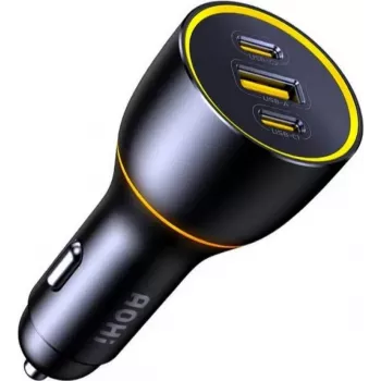 AOHi Superauto PD 170W 2x USB-C, 1x USB-A GaN lādētājs