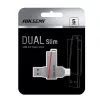 HIKSEMI CLE USB 128 GB E307C U3 Dual USB 3.2 & USB Type-C Flash Drive Grey