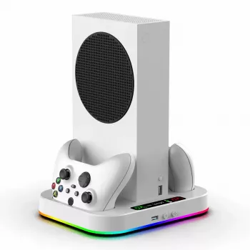 IPEGA uzlādes un dzesēšanas RGB statīvs Xbox Series S + 2 gab.