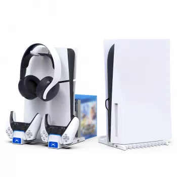 IPEGA Multifunctional Charging Stand for PS5 Slim White