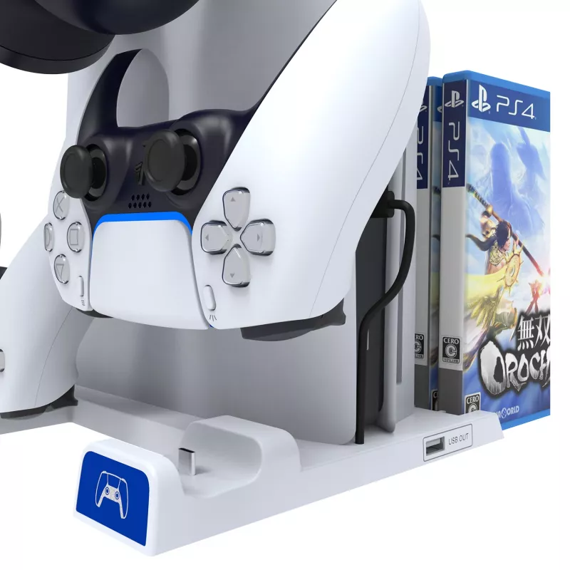 IPEGA Multifunctional Charging Stand for PS5 Slim White