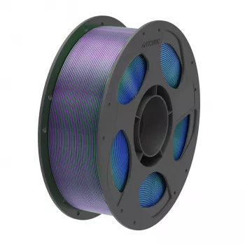 Anycubic PLA Silk Tri-Color Filament 1.75mm Blue, Green, Purple AHSC14-103