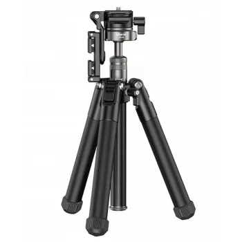 Ulanzi MT-63 Professional Tripod + Monopod 145cm Vlog ar Telefona Turētāju un Prompteri