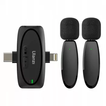Ulanzi V6 bezvadu audio pārraides komplekts - USB-C + Lightning