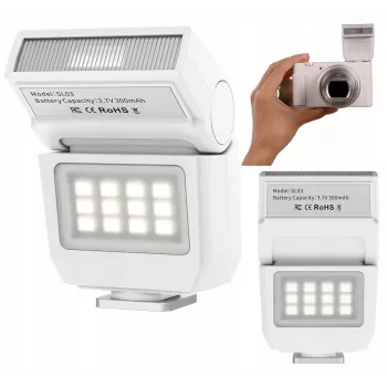 Ulanzi SL03 zibspuldzes lampa, balta