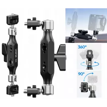 ULANZI Magic Arm 360° ar 1/4 collu un 3/8 collu vītnēm kamerai un videokamerai TB15 T058GBB1