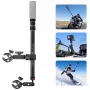 ULANZI VL03 Magic Arm Super Clamp ar šarnīra roku velosipēdam, stienim, galdam, 1/4 inch stiprinājums, melns