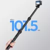 ULANZI VL03 Magic Arm Super Clamp ar šarnīra roku velosipēdam, stienim, galdam, 1/4 inch stiprinājums, melns