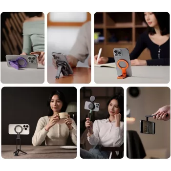 Ulanzi MA60 Magnetic Phone Grip Stand Tripod Mount for iPhone MagSafe