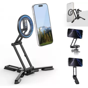 Ulanzi SK29 MagSafe Phone Tripod Mount ar Arca-Swiss plāksni, melns