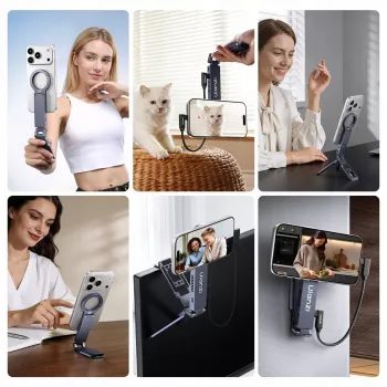 ULANZI MA58 Magsafe Phone Stand, SSD Enclosure, PD 100W Charging Hub