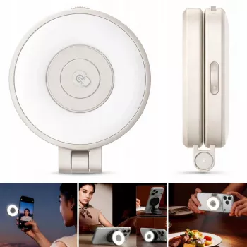 ULANZI LM21 LED Video Light ar MagSafe, 2500K-9000K, 6W, Balts