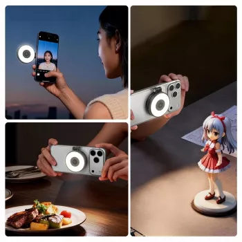 ULANZI LM21 LED Video Light ar MagSafe, 2500K-9000K, 6W, Balts