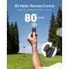 TELESIN Selfie Stick Tripod ar Bluetooth tālvadību 80m GoPro Hero 13 12 11 10 9 Max Max2