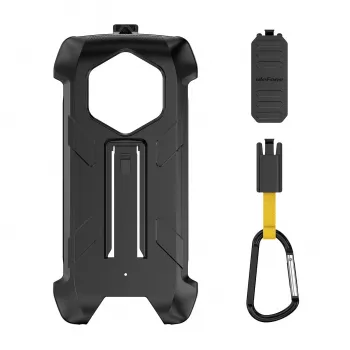 Ulefone RugKing 4 Pro daudzfunkcionāls aizsargmaciņš - melns