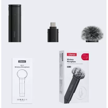ULANZI WM-10-T USB-C bezvadu mikrofona sistēma