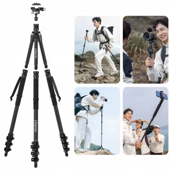 Ulanzi TT35 T068 5-in-1 Professional Photo Tripod 146cm Carbon Fiber