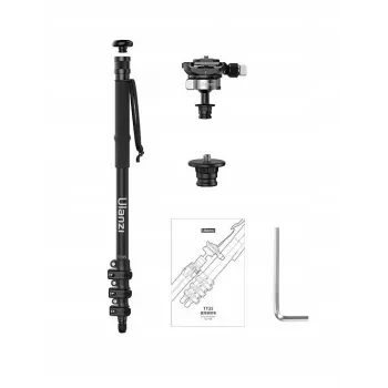 ULANZI TT35 Professional Carbon Fiber Monopod 130cm with Fluid Head for DSLR Camera