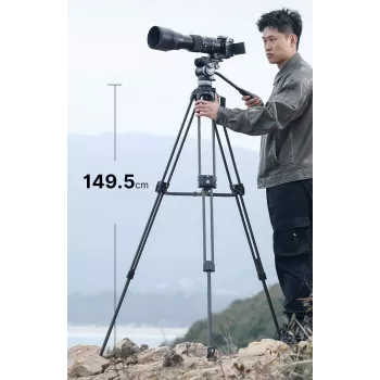 ULANZI T047 Professional Video Tripod System 25kg Load 149.5cm Height 75mm Bowl