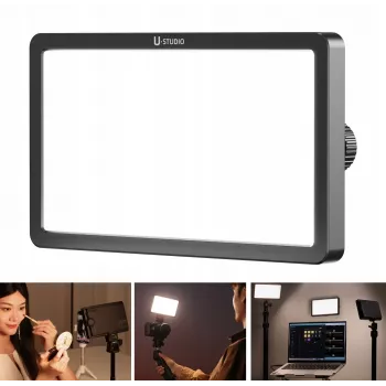 ULANZI K6500 9W RGB LED Video Fill Light ar magnētisko stiprinājumu, Bluetooth lietotnes vadību, OLED displeju