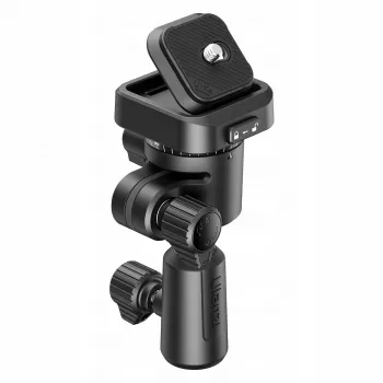ULANZI F38 Quick Release Mount Adapter ar 16mm Spigotu un 12mm Pinas Uztvērēju, 1/4 inch-20 Skrūve, Melns