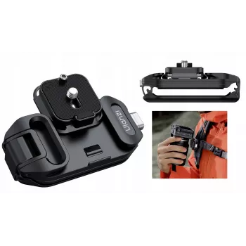 Ulanzi UKA07 Super Clamp Mount ar Mini Lodveida Galvu Kamerai
