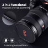K&F Concept M-Cap Magnetic Lens Cap 62mm Black