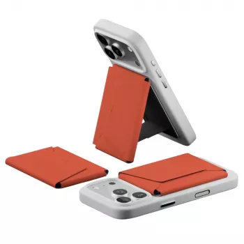 Moft AgileTravel MagSafe Wallet Stand Clay