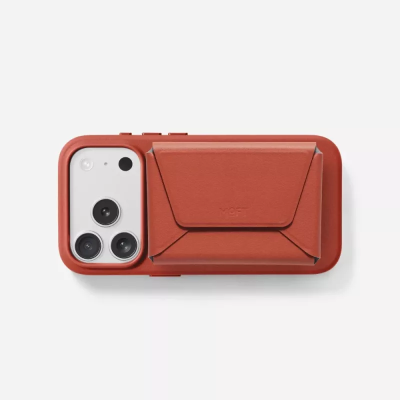 Moft AgileTravel MagSafe Wallet Stand Clay