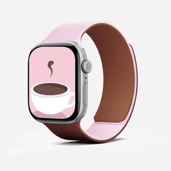 Moft Snap Duo Apple Watch Siksniņa Rozā/Brūna