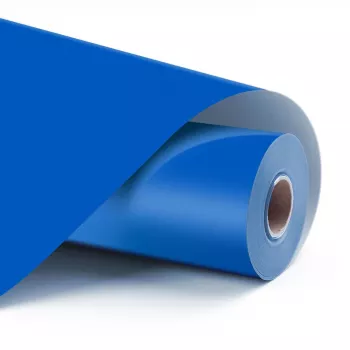 LOKLIK Permanent Adhesive Vinyl Film Matte - Royal Blue - 30.5 x 180 cm