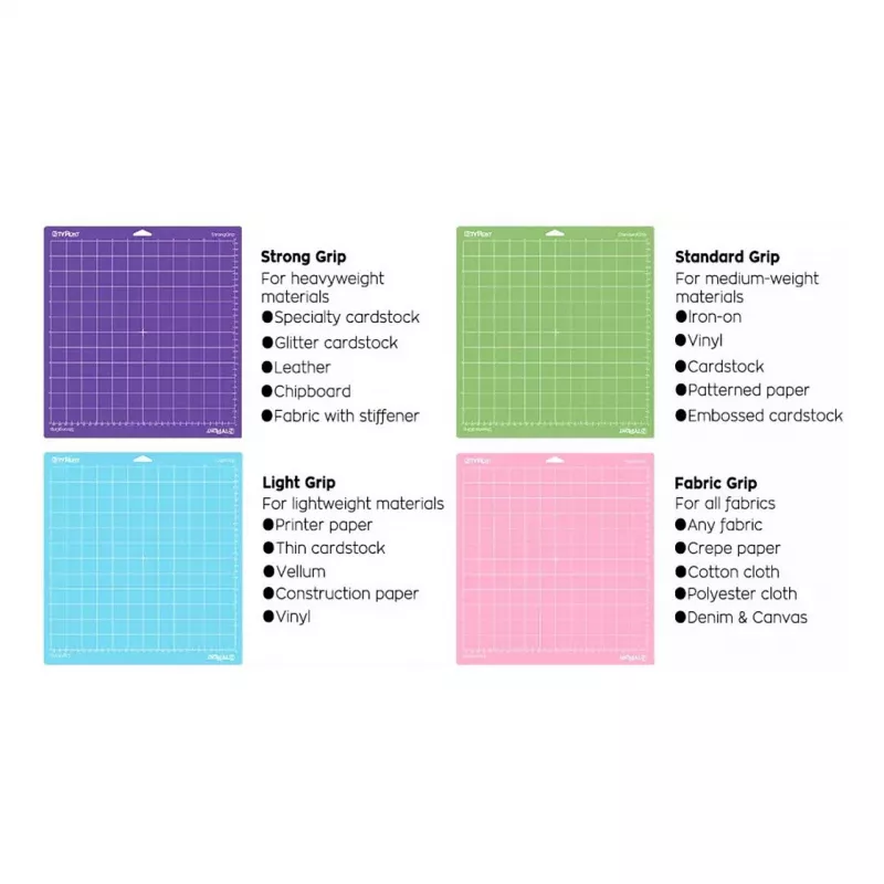 LOKLIK Cutting Mat 3-Pack - Pink Fabric Adhesive