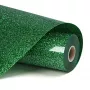 LOKLIK Heat Transfer Vinyl Glitter - Zaļš - 12 collu x 5 pēdu ruļļi