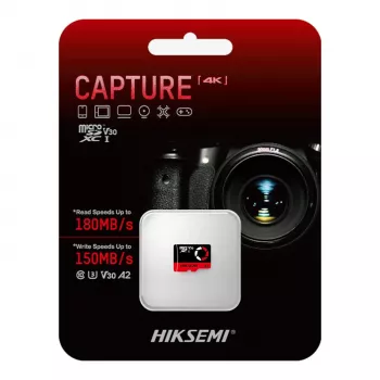 HIKSEMI Capture Series 512GB MicroSDXC atmiņas karte UHS-I U3 V30 A2 180MB/s lasīšana 150MB/s rakstīšana TLC