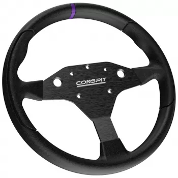 CONSPIT RX320 Round Steering Wheel - 320mm Alcantara