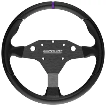 CONSPIT RX320 Round Steering Wheel - 320mm Alcantara