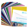 LOKLIK Plotter Foil Material Bundle (A4) - 10 Sheets Mixed Adhesive & Heat Transfer Vinyl