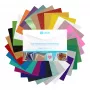 LOKLIK Plotter Foil Material Bundle (A4) - 10 Sheets Mixed Adhesive & Heat Transfer Vinyl