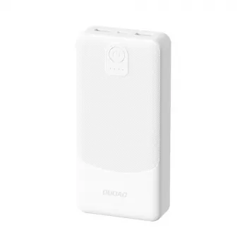 Powerbank Dudao K10Pro 2.4A 20000mAh 2 x USB-A - Balts