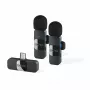 BOYA BY-V20 V2.0 bezvadu mikrofonu sistēma 2.4GHz - Melna