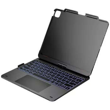 Typecase Flexbook Touch tastatūras maciņš iPad Air 13 M2 2024 / M3 2025 / M4 2026, pelēks
