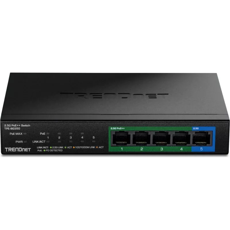 TRENDnet TPE-BG350 5-Port 2.5G Switch PoE++