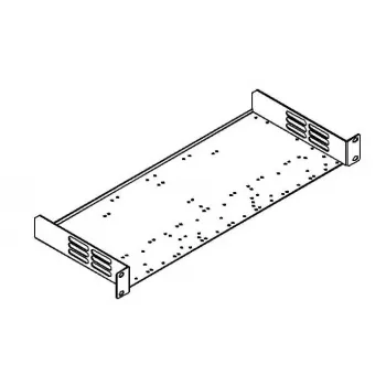 Kramer Electronics RK-1 Rack Mount Kit - 1U - 19 inch (48.3 cm) - Melns