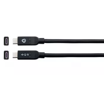 Kramer Electronics C-U32/MFF-10 Passive USB-C kabelis (USB-C vīrietis uz USB-C vīrietis, 4K@60Hz 4:4:4, 10Gbps, Elastīgs) - 3m